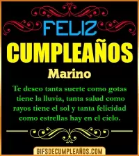 GIF Frases de Cumpleaños Marino
